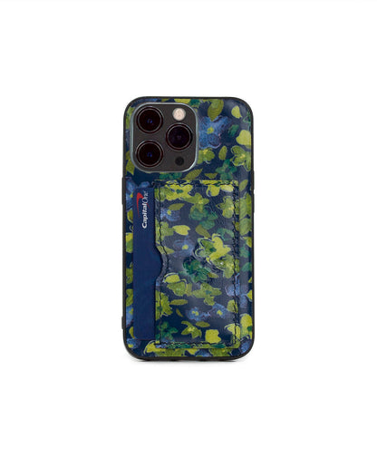Patricia Nash Vedetta iPhone 13 Pro Case - Denim Blues