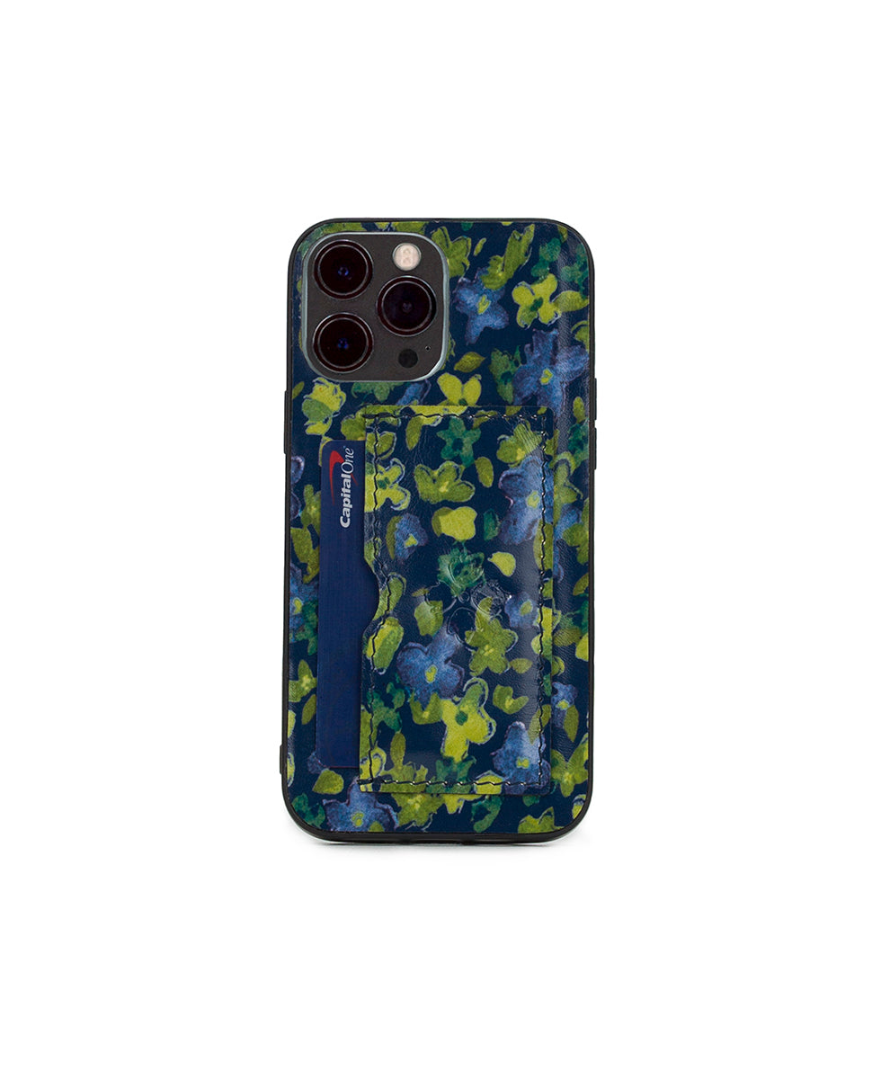 Patricia Nash Vedetta iPhone 13 Pro Max Case - Denim Blues