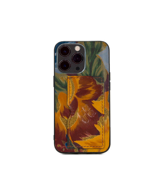 Patricia Nash Vedetta iPhone 13 Pro Case - Marigold Harvest