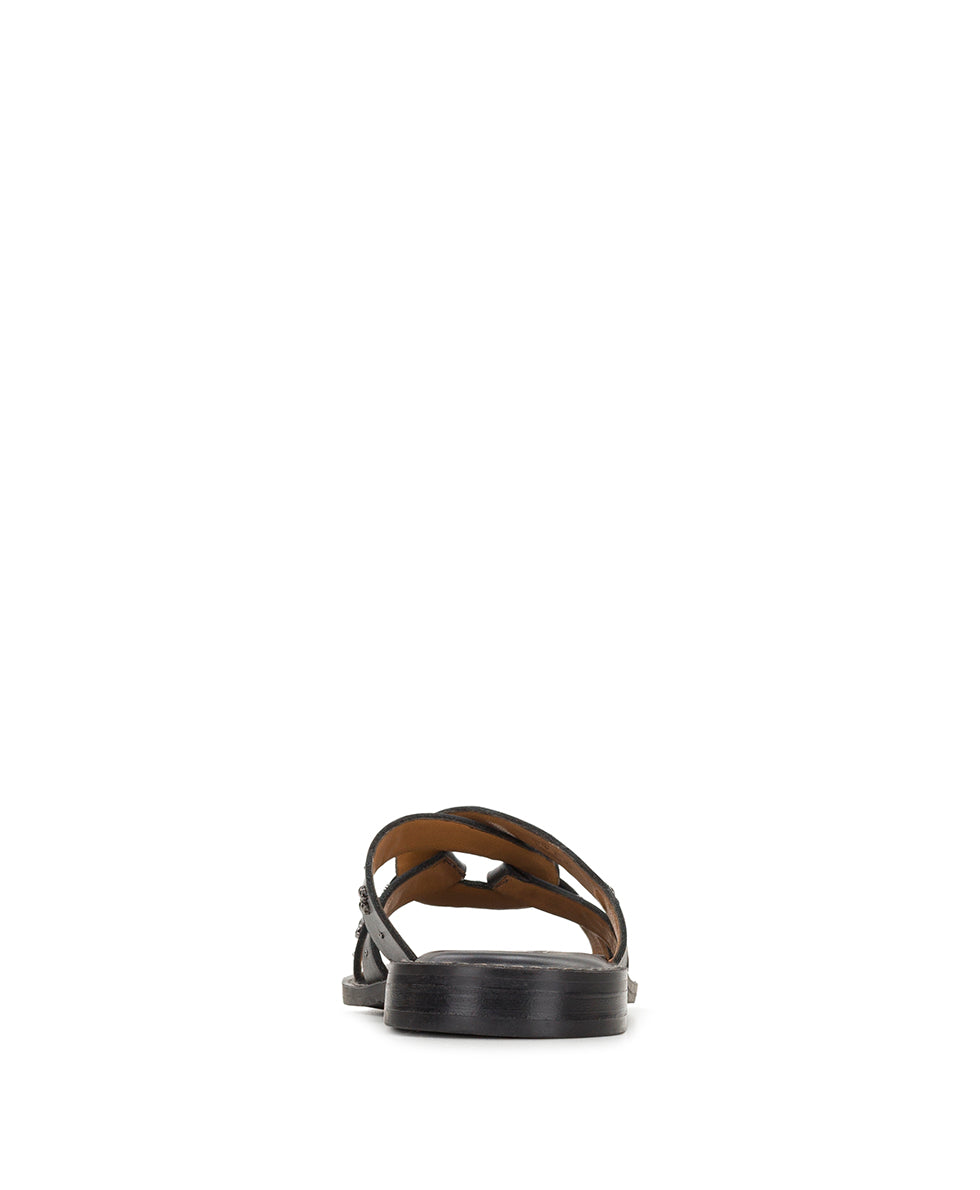 Patricia Nash Felicita Sandal - Floret Studded - Black