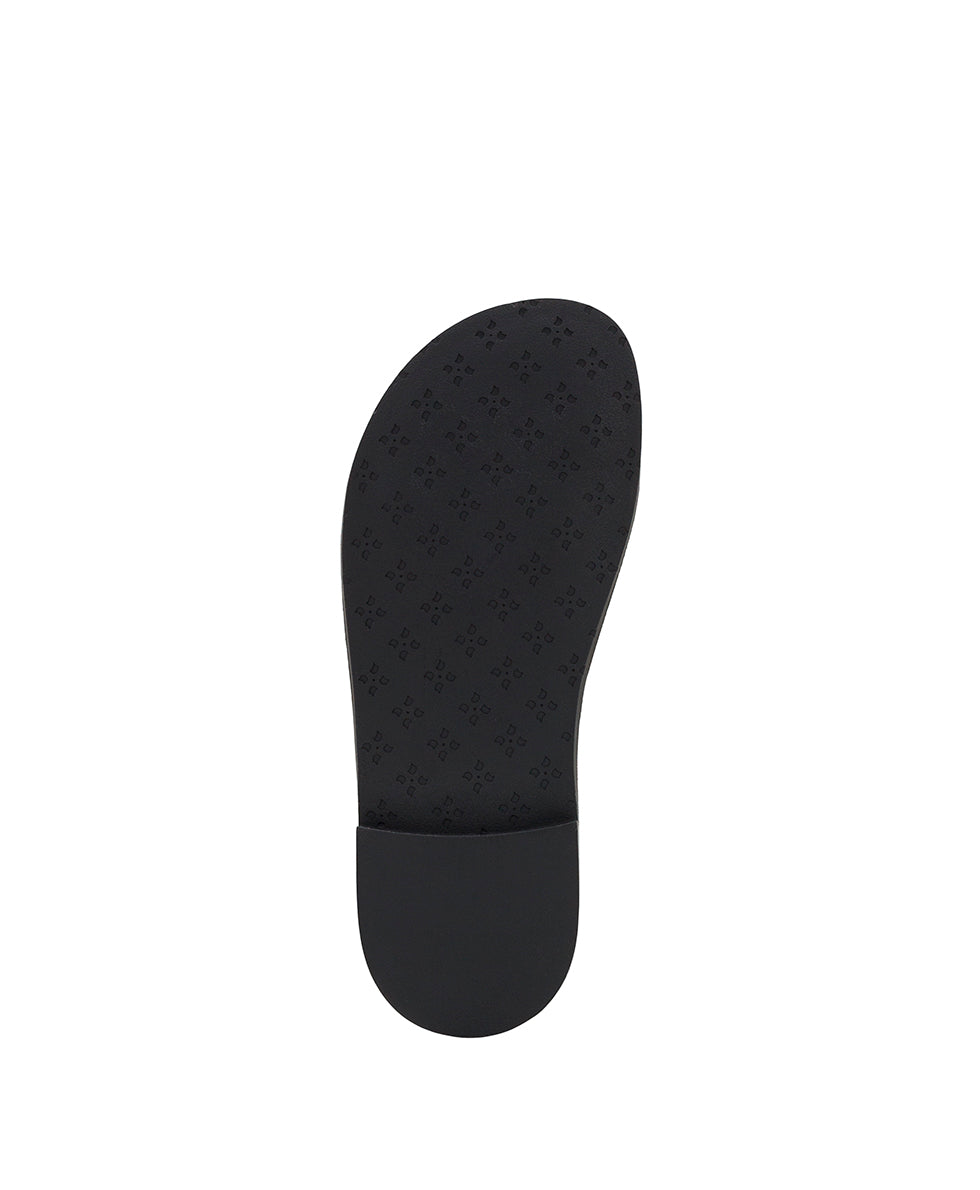 Patricia Nash Fidella Sandals - Vegetable Tanned Leather — Black