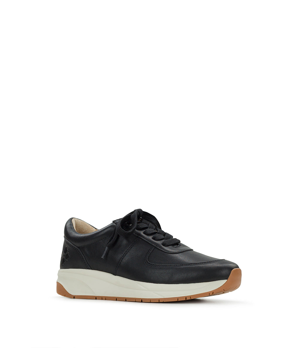 Patricia Nash Milano Leather Sneaker - Black