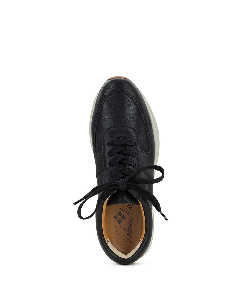 Patricia Nash Milano Leather Sneaker - Black