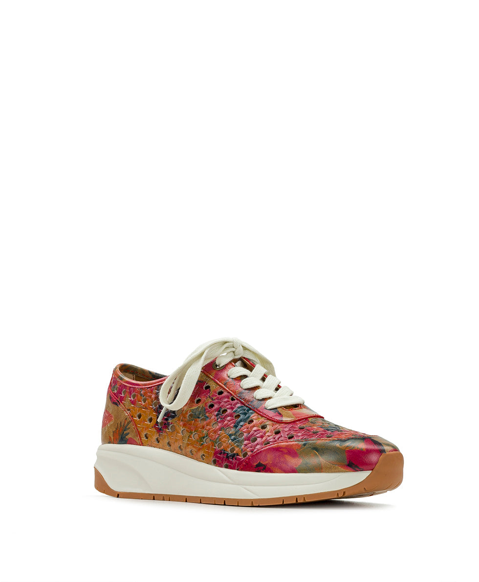 Patricia Nash Milla Perforated Sneaker - Perforated Leather — Spring Multi