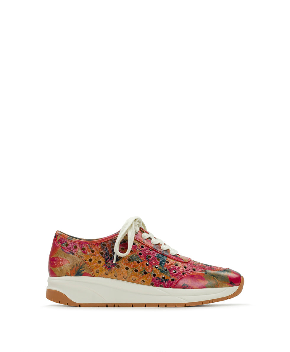 Patricia Nash Milla Perforated Sneaker - Perforated Leather — Spring Multi