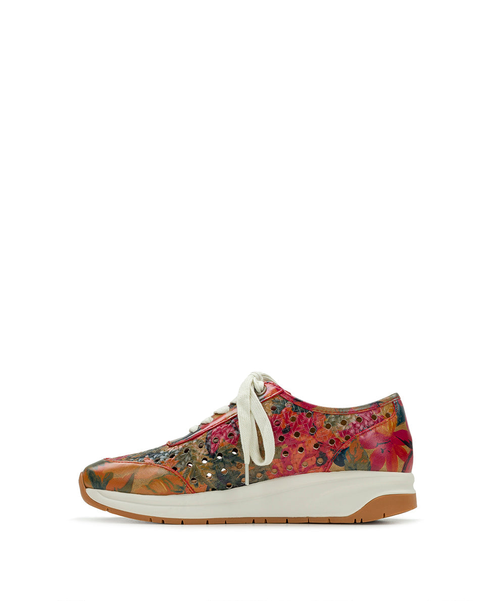 Patricia Nash Milla Perforated Sneaker - Perforated Leather — Spring Multi