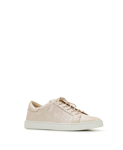 Patricia Nash Uma Sneaker - Tooled — Chalk White