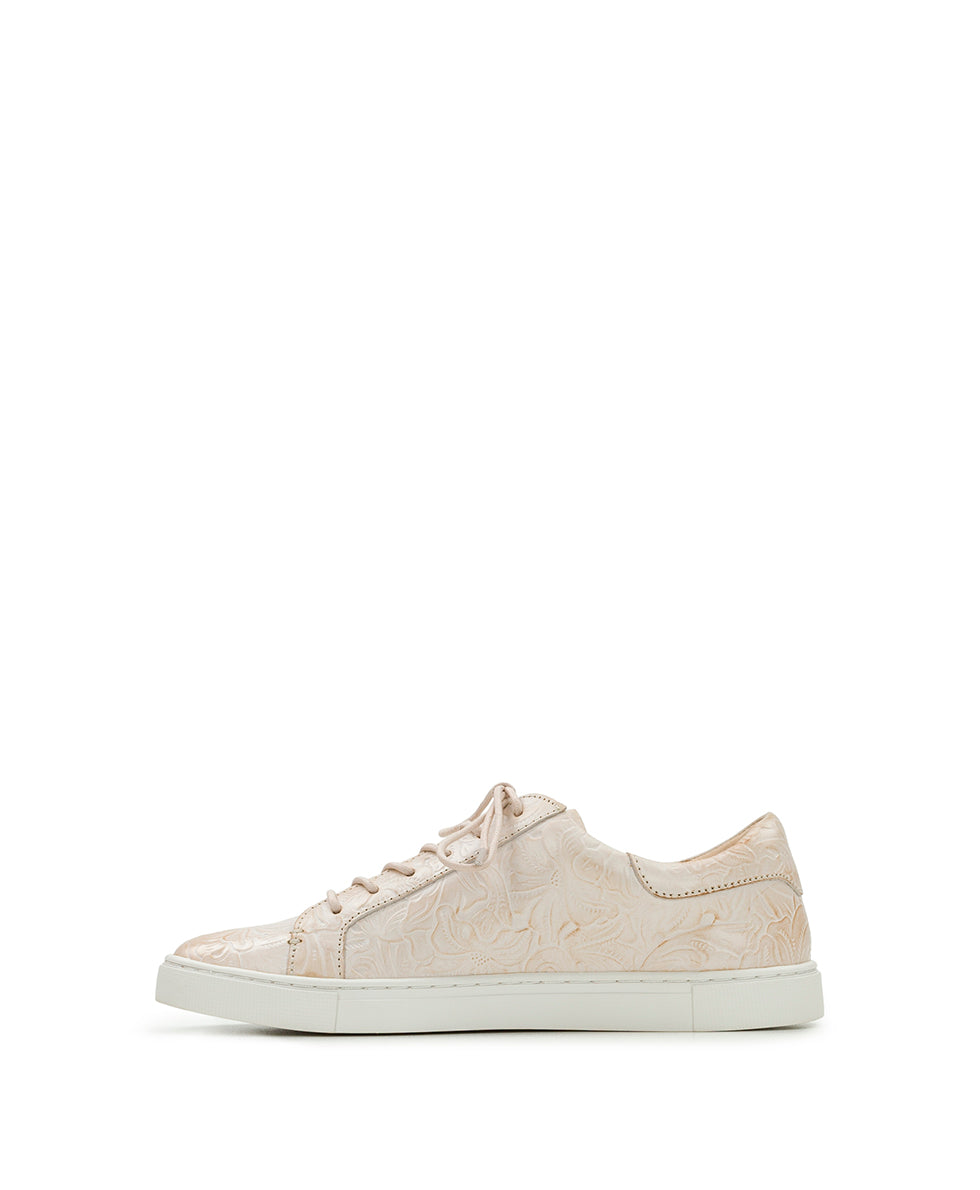 Patricia Nash Uma Sneaker - Tooled — Chalk White