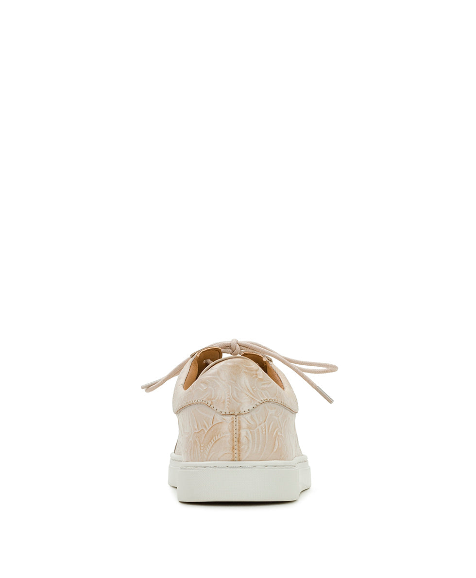 Patricia Nash Uma Sneaker - Tooled — Chalk White