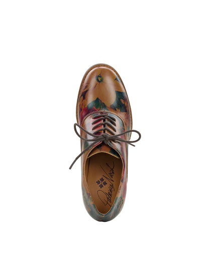 Patricia Nash Anna Oxford Shoes - Multi Print