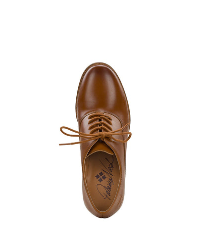 Patricia Nash Anna Oxford Shoes - Tan