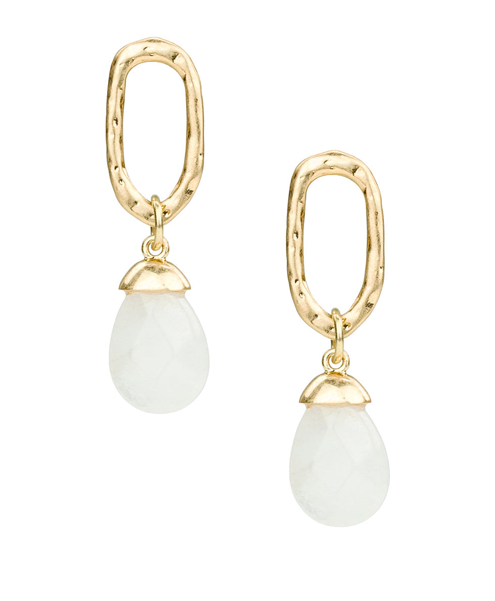 Patricia Nash Ring with Briolette Post Earrings - Semi Precious Stone Collection