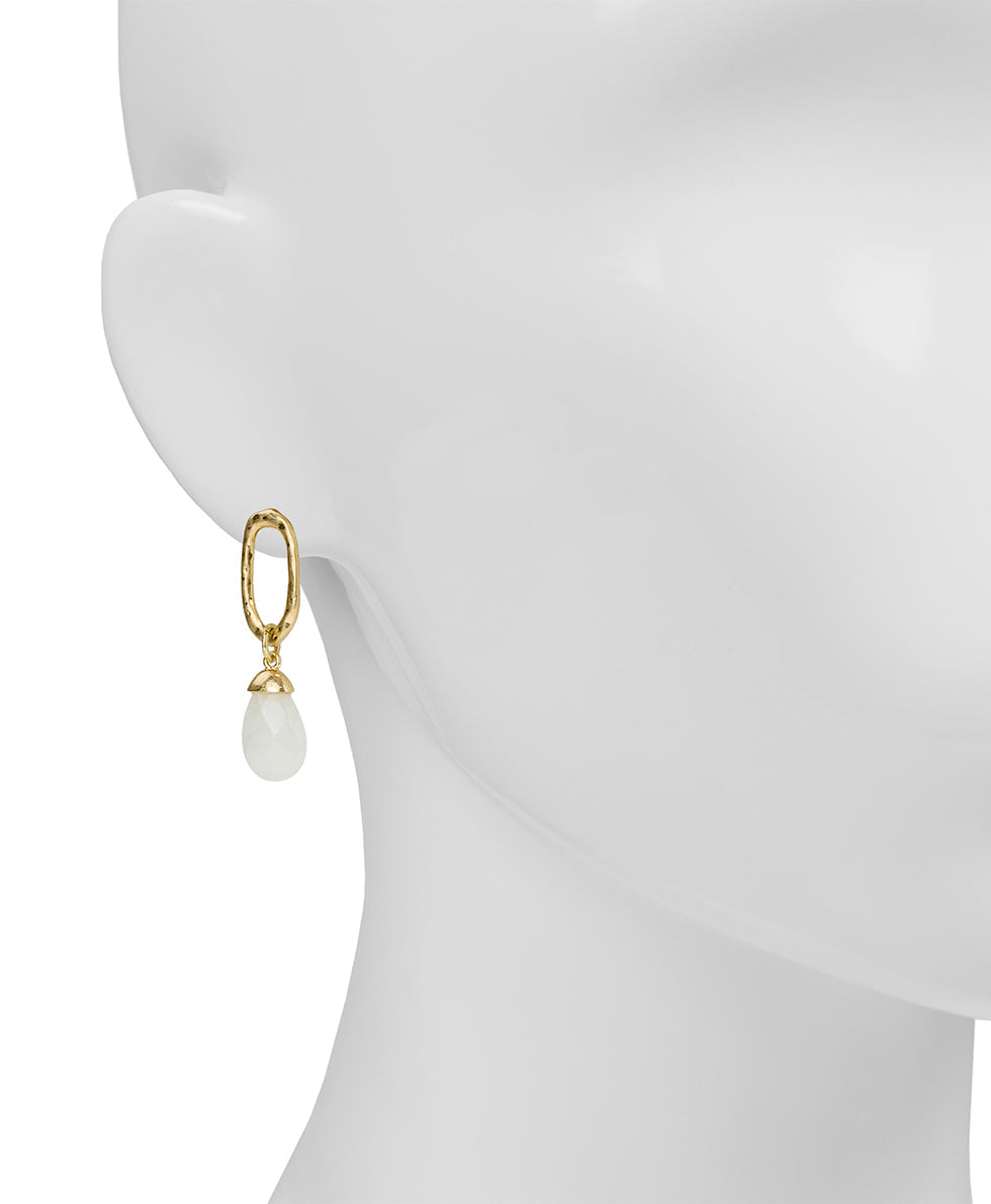 Patricia Nash Ring with Briolette Post Earrings - Semi Precious Stone Collection