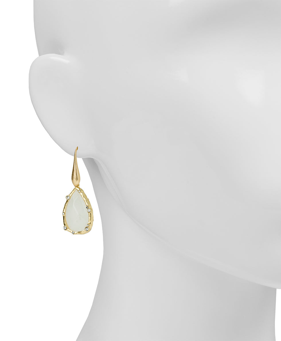 Patricia Nash Tear Drop Earrings - Semi Precious Stone Collection