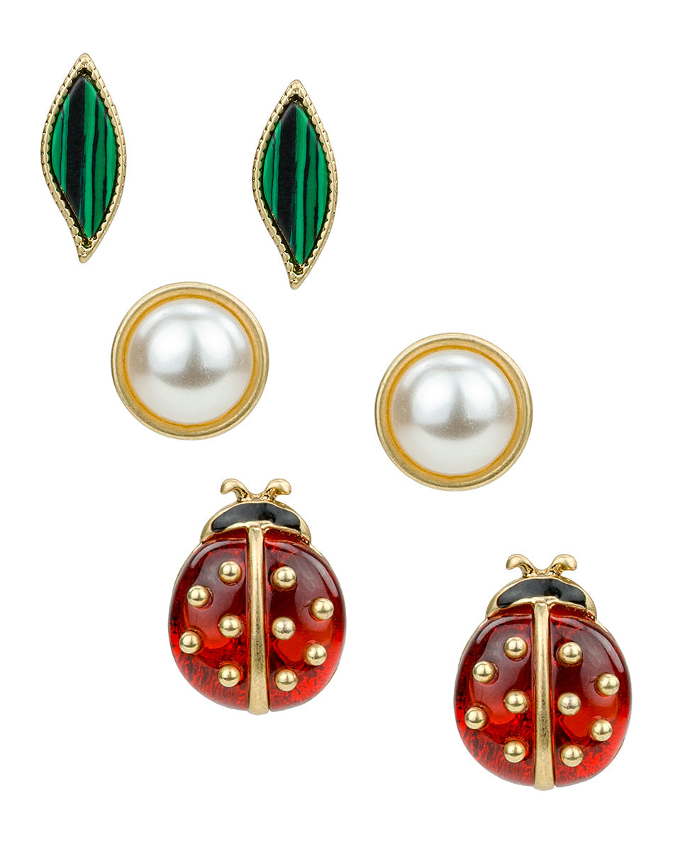 Patricia Nash Ladybug Earring Set - Ladybug Collection