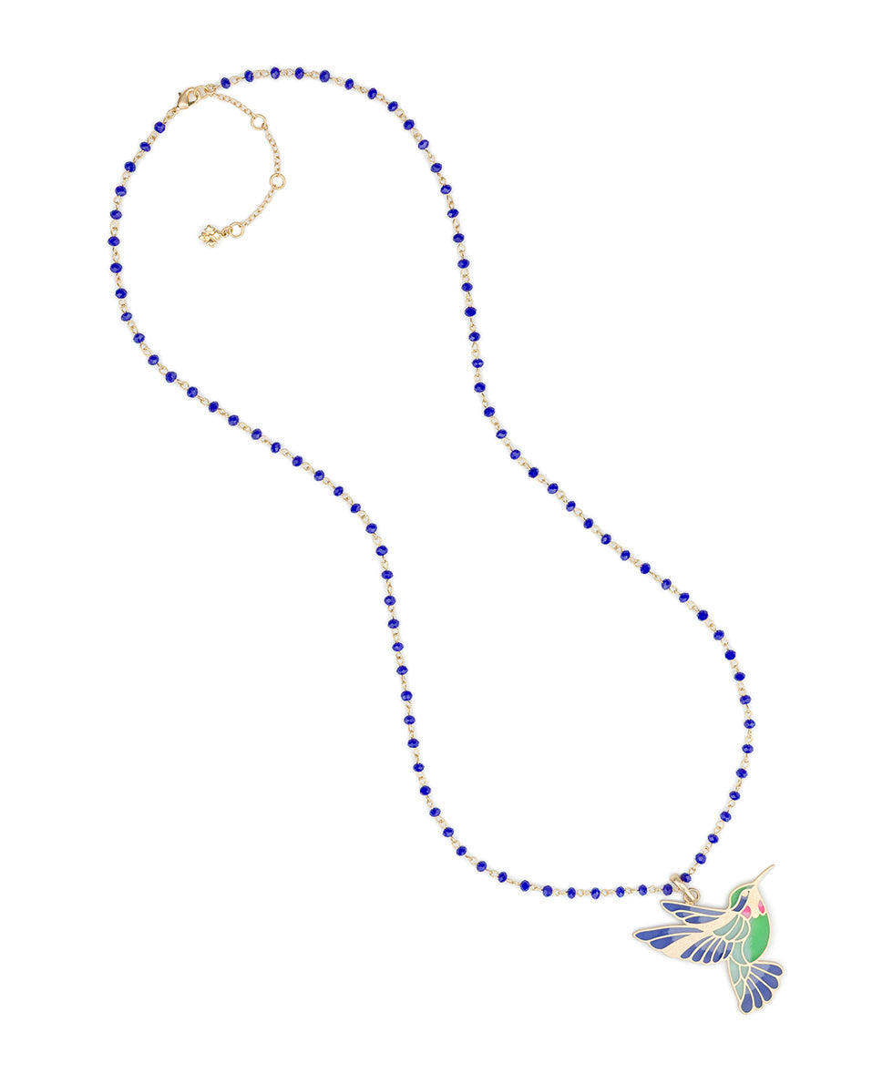 Patricia Nash Large Hummingbird Pendant - Enamel Hummingbird Collection