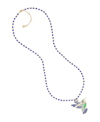 Patricia Nash Large Hummingbird Pendant - Enamel Hummingbird Collection