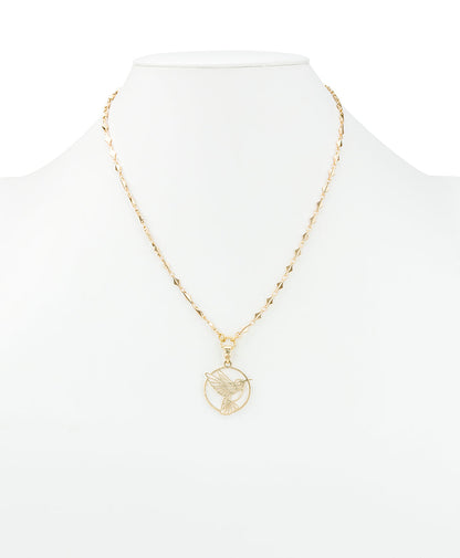 Patricia Nash Beaded Charm Convertible Necklace - Enamel Hummingbird Collection