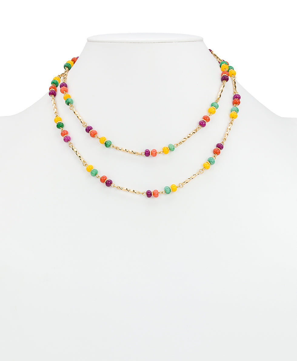 Patricia Nash Triple Modular Necklace - Fruit Collection