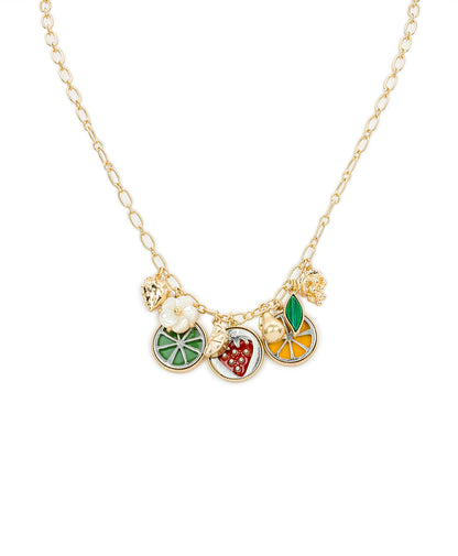 Patricia Nash Single Charm Necklace - Fruit Collection