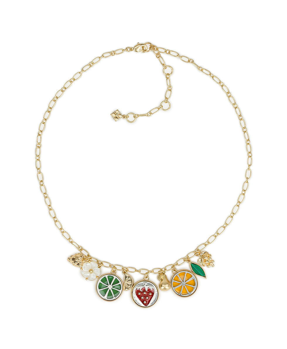 Patricia Nash Single Charm Necklace - Fruit Collection