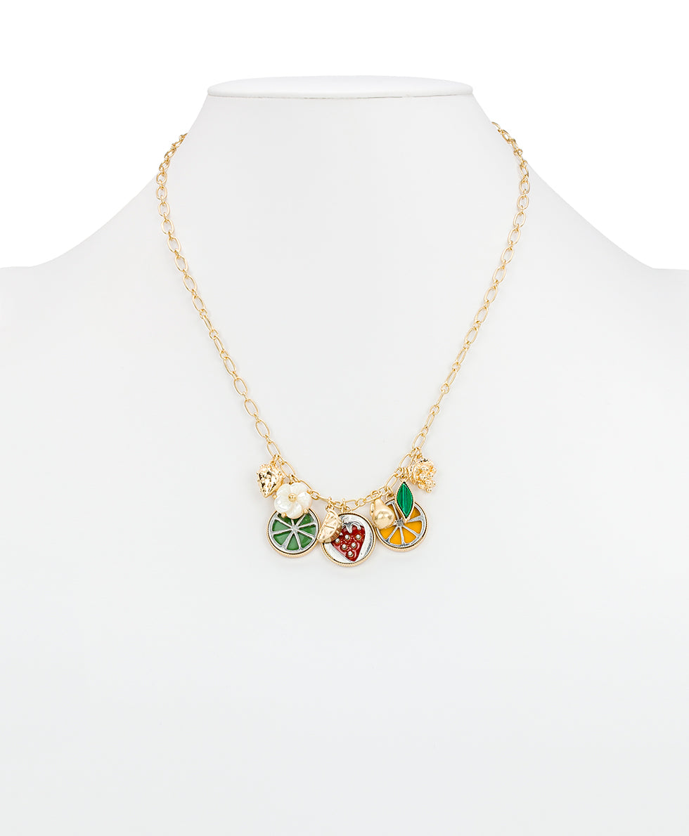 Patricia Nash Single Charm Necklace - Fruit Collection