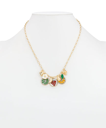 Patricia Nash Single Charm Necklace - Fruit Collection