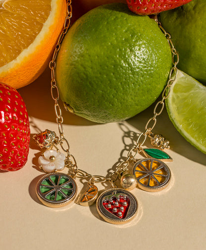 Patricia Nash Single Charm Necklace - Fruit Collection