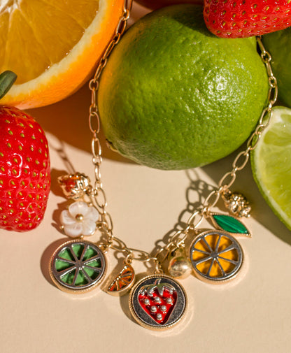 Patricia Nash Single Charm Necklace - Fruit Collection