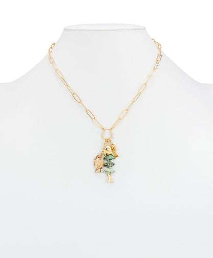 Patricia Nash Charm Dangle Necklace - Nautical Collection