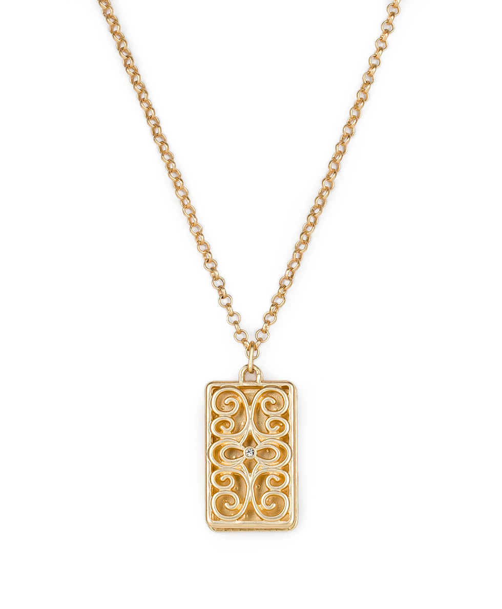 Patricia Nash Rectangle Locket - Remember The Moments