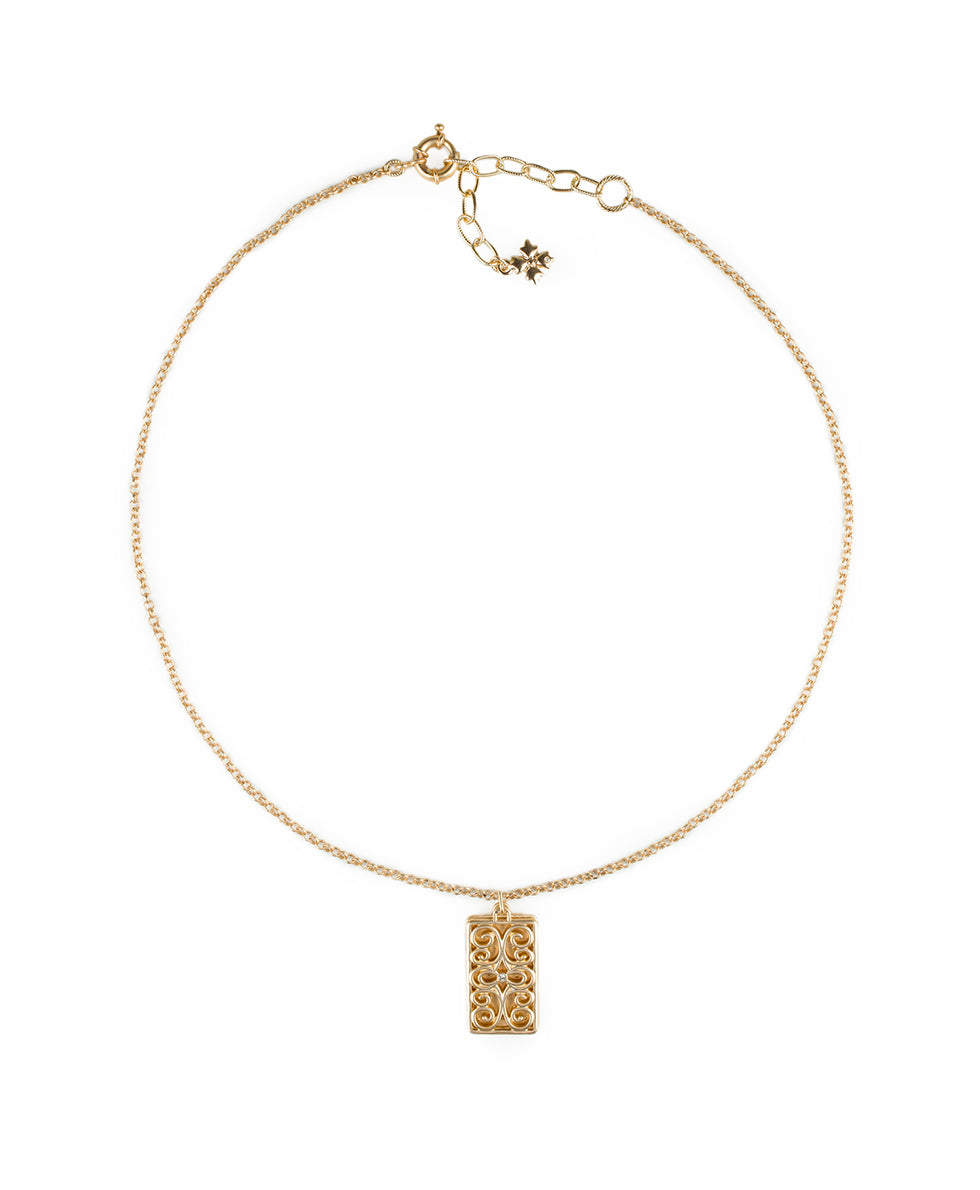 Patricia Nash Rectangle Locket - Remember The Moments