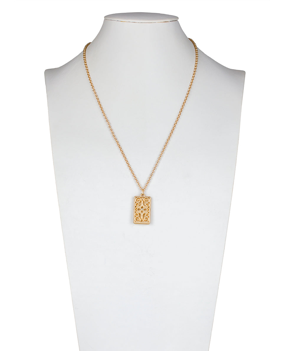 Patricia Nash Rectangle Locket - Remember The Moments