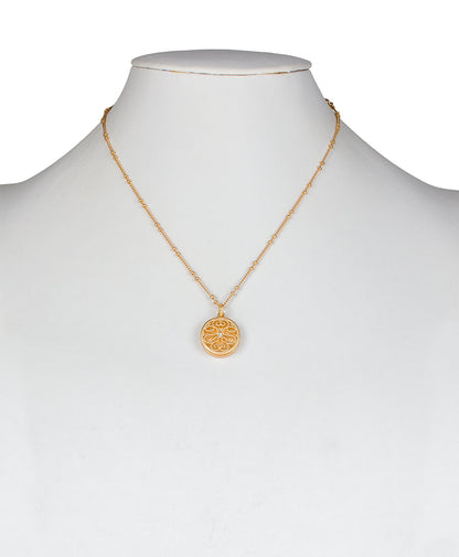 Patricia Nash Circle Locket - Remember The Moments