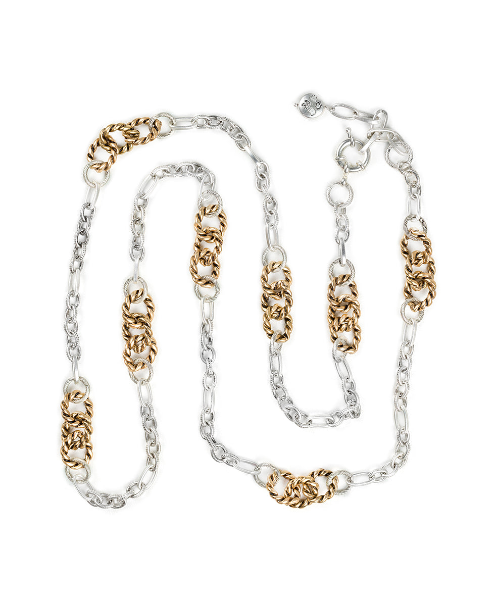 Patricia Nash Station Necklace - Rope Ring