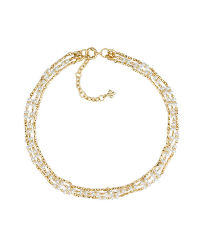 Patricia Nash 3 Strand Necklace - Pearl Collection