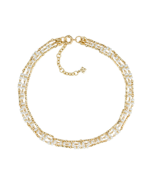 Patricia Nash 3 Strand Necklace - Pearl Collection