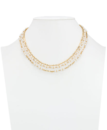 Patricia Nash 3 Strand Necklace - Pearl Collection