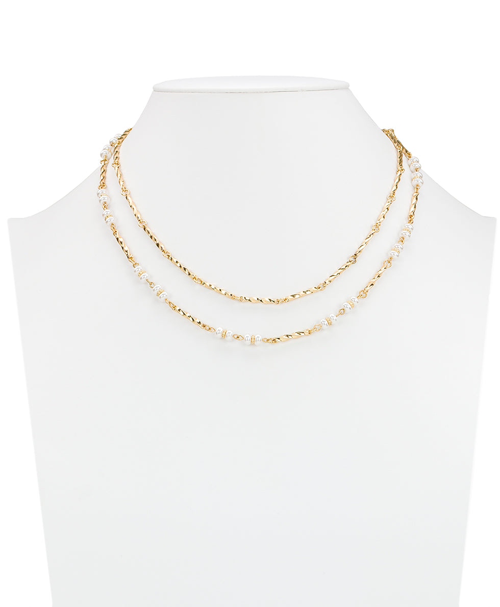 Patricia Nash 3 Strand Necklace - Pearl Collection