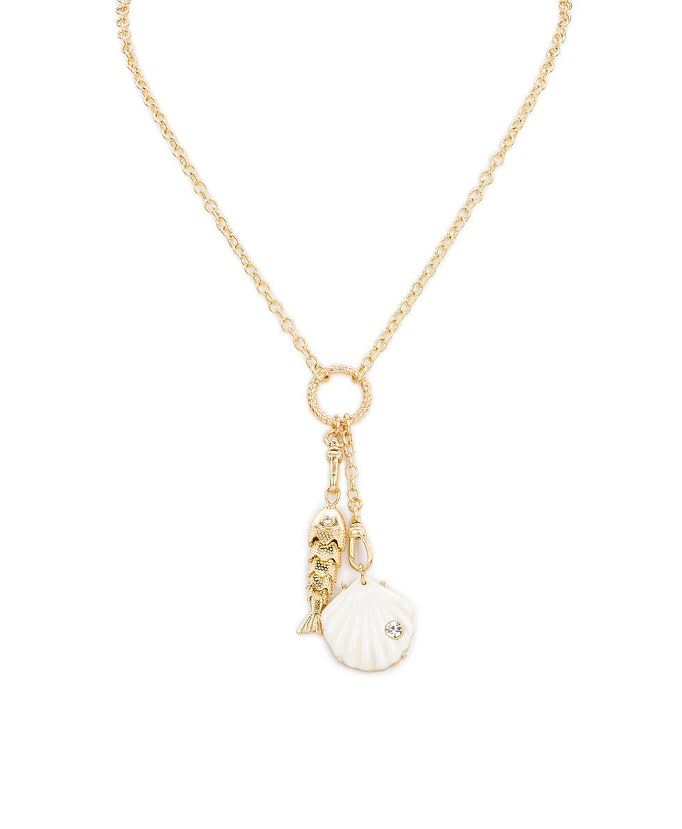 Patricia Nash Removable Charm Necklace - Nautical Collection