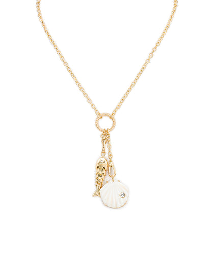 Patricia Nash Removable Charm Necklace - Nautical Collection