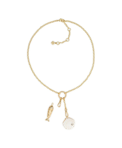 Patricia Nash Removable Charm Necklace - Nautical Collection
