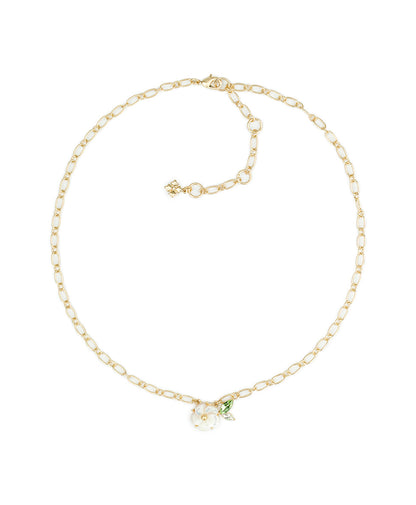 Patricia Nash Flower and Leaf Necklace - Fruit Collection