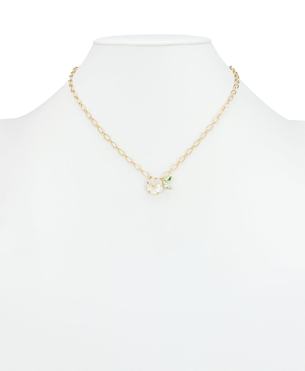 Patricia Nash Flower and Leaf Necklace - Fruit Collection