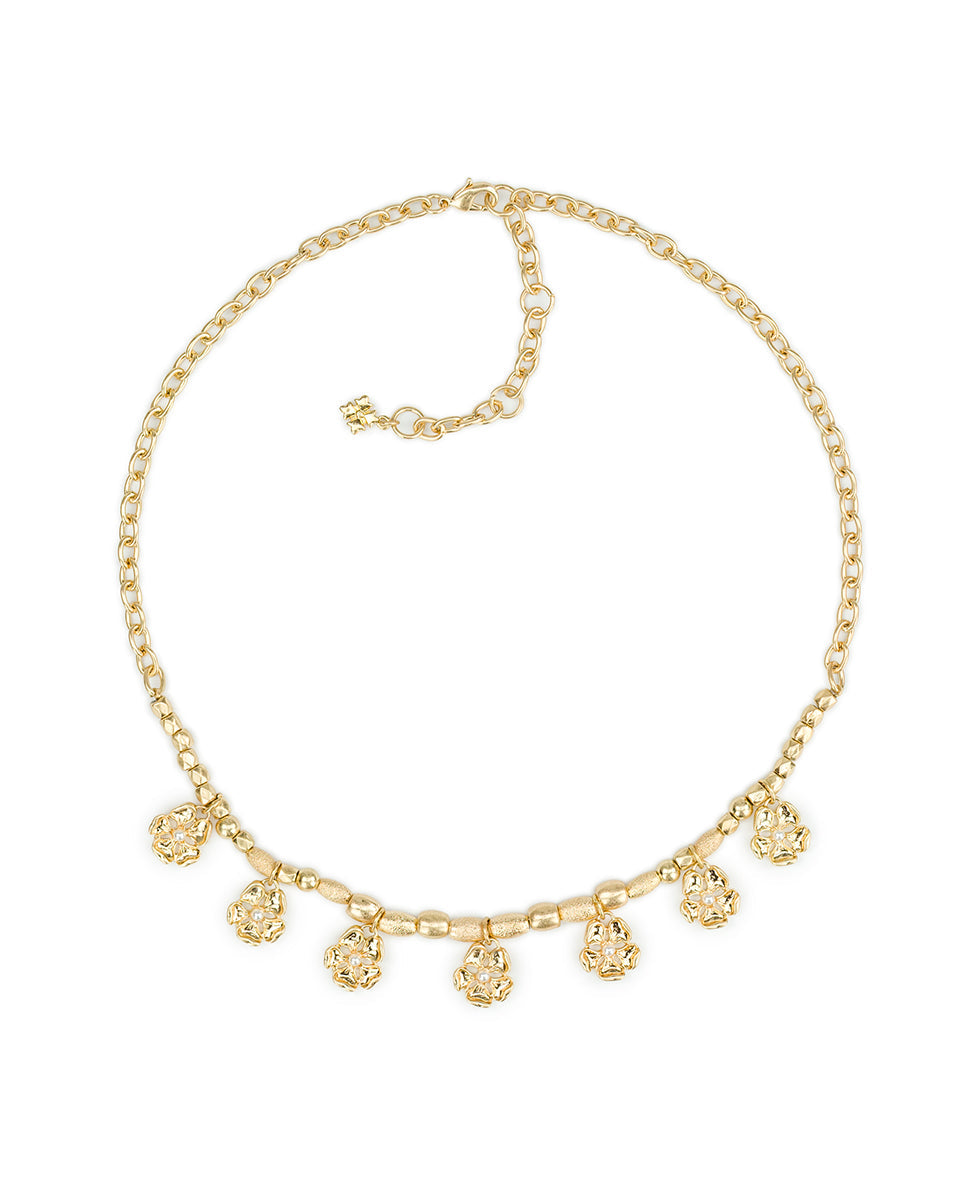 Patricia Nash Beaded Charm Necklace - French Garden Collection