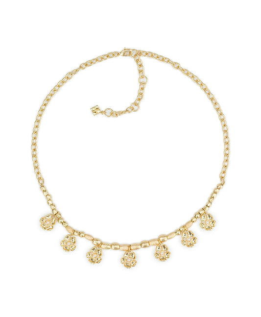 Patricia Nash Beaded Charm Necklace - French Garden Collection