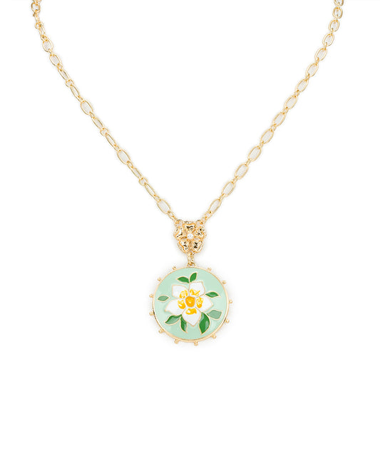 Patricia Nash Double Drop Necklace - Cloisonne Collection
