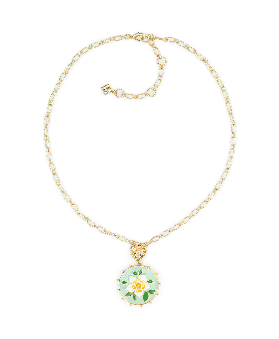 Patricia Nash Double Drop Necklace - Cloisonne Collection