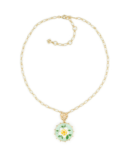Patricia Nash Double Drop Necklace - Cloisonne Collection