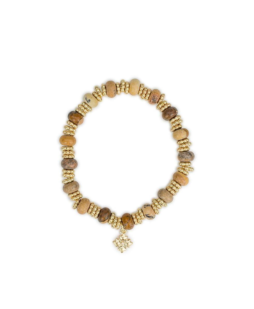 Patricia Nash Stretch Bracelet Set - Wood Butterfly Collection